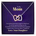 Interlocking Hearts Necklace - To My Mom