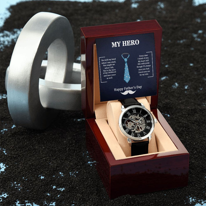 Openwork Watch - For Dad My Hero