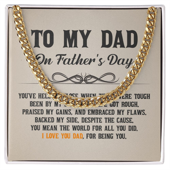 Cuban Link Chain - For Dad