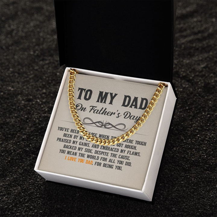 Cuban Link Chain - For Dad