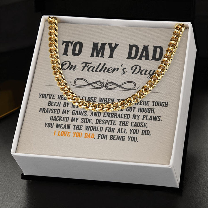 Cuban Link Chain - For Dad