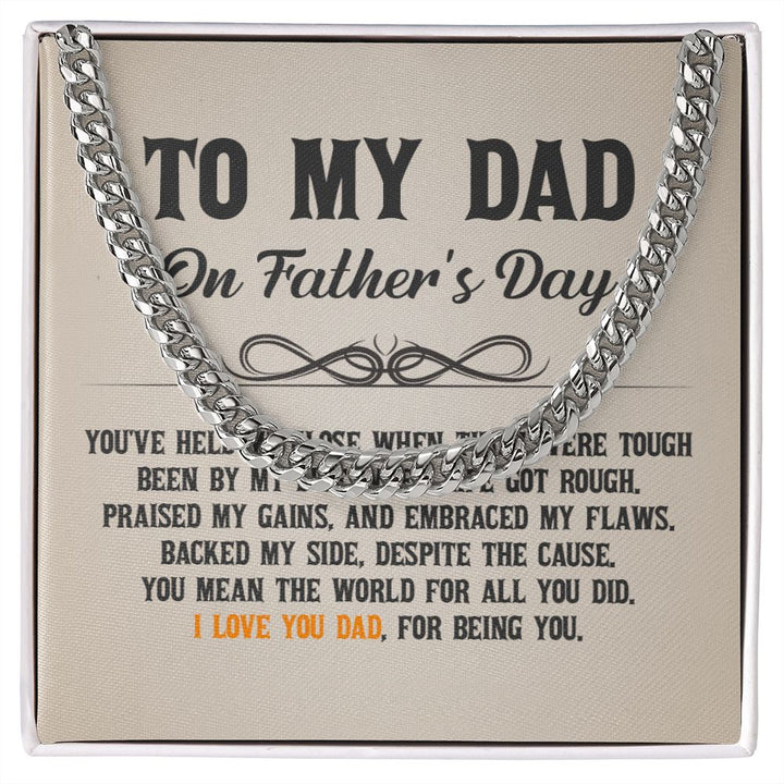 Cuban Link Chain - For Dad