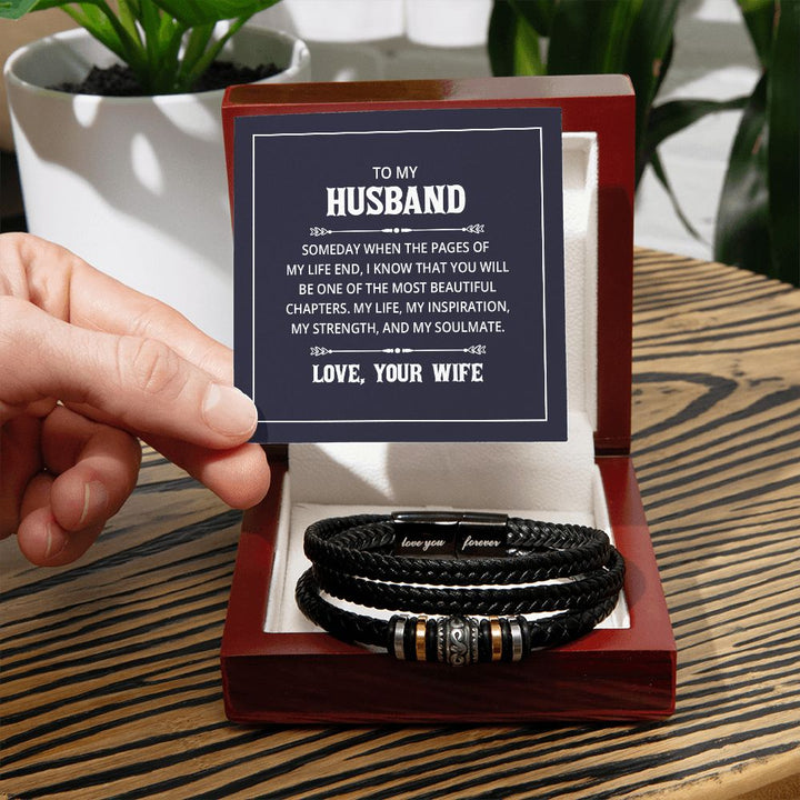 Love You Forever Bracelet - For Husband From Wife