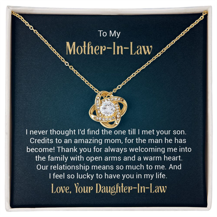 Love Knot Necklace - To My Mother-In-Law