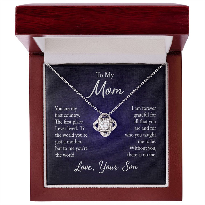 Love Knot Necklace - To My Mom